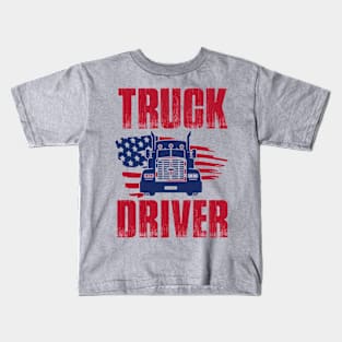 Truck Driver Kids T-Shirt